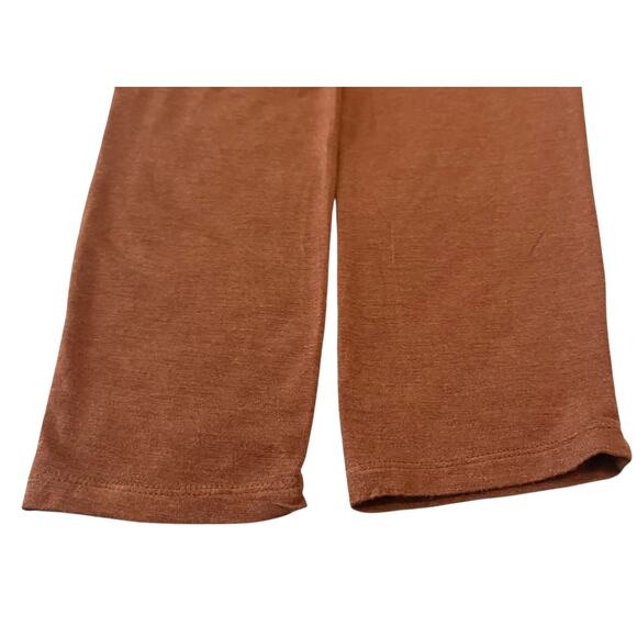 LOGO BY LORI GOLDSTEIN LONG SLV CREW NECK PULL-OVER TOP, WOMENS, L, DARK ORANGE - Picture 8 of 10